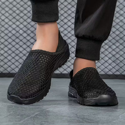 Men’s Breathable Lightweight Slip-On Mesh Trainers