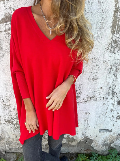 Women’s Loose Batwing Knit Top