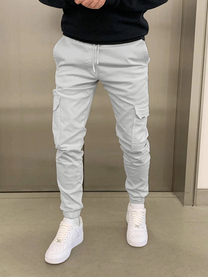 Men’s Slim-Fit Cargo Jogger Trousers