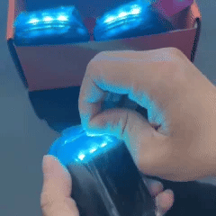Solar Magnetic RGB Roof Safety Strobe Light