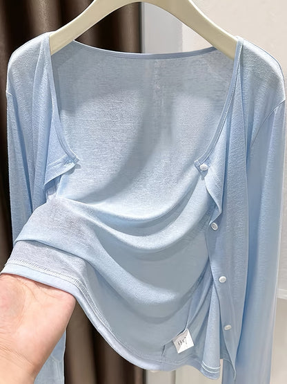 Women's Lightweight Shawl Cardigan