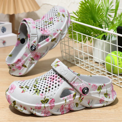 Women's Floral Ventilated Garden Clogs