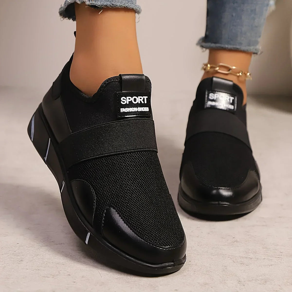 Women’s Breathable Slip-On Non-Slip Comfort Trainers