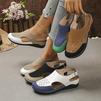 Women's Cut-Out Slingback Sandals