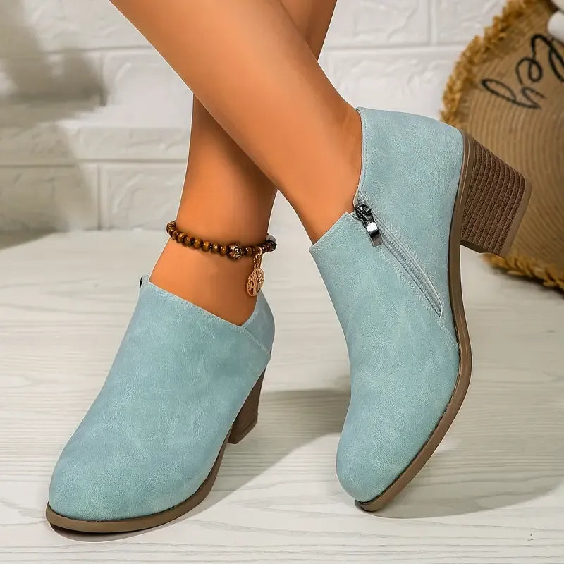 Women's Solid Colour Trendy Boots