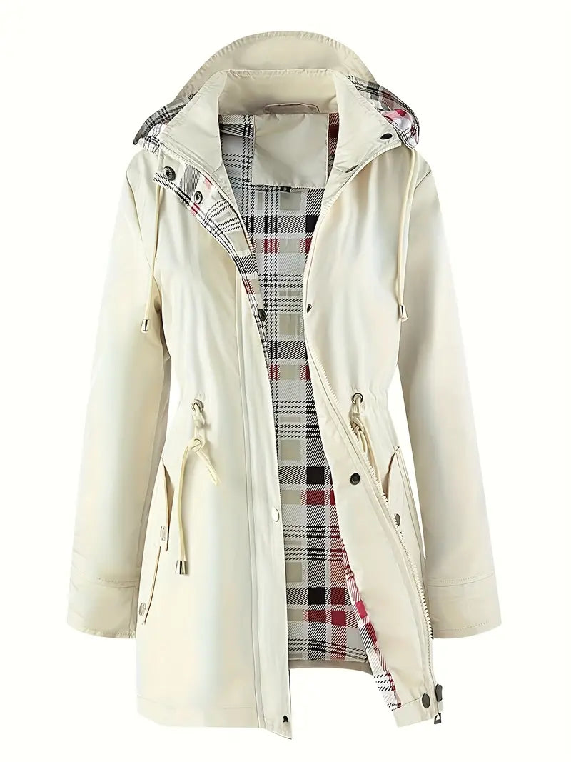 Chic Waterproof Women's Rain Jacket