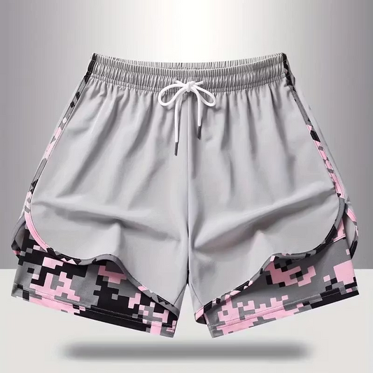 Women’s 2-in-1 Layered Athletic Shorts