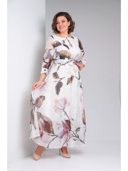 Elegant Floral Maxi Dress