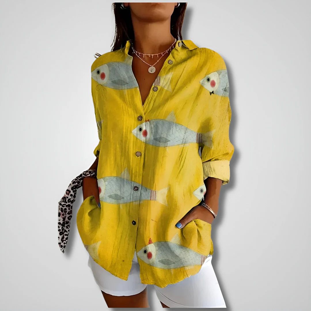 Stylish Long Sleeve Blouse