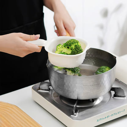 Dual-Layer Draining Bowl with Handle