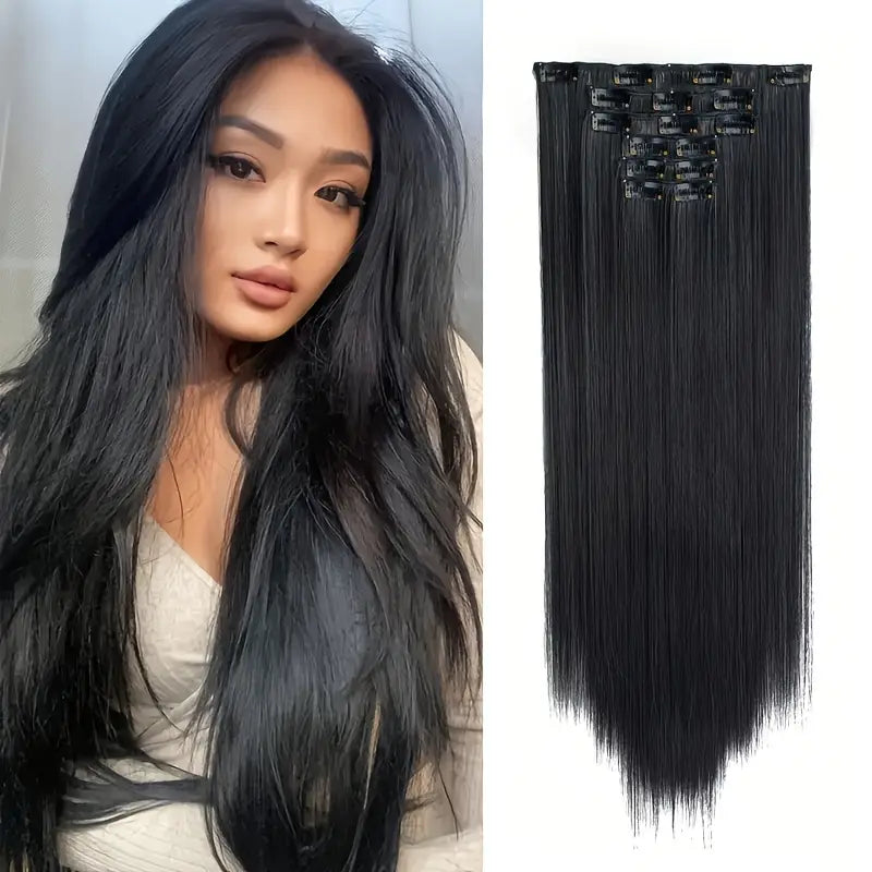 Women’s Clip-On Highlight Hair Extensions