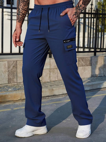 Men’s Relaxed Fit Multi Pocket Cargo Trousers