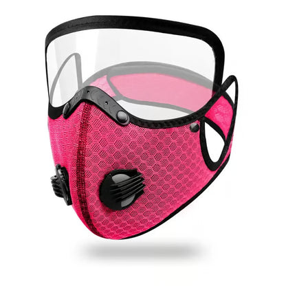 Reusable Filter Face Mask With Eye Shield