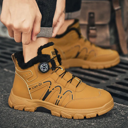 Men’s Waterproof Grip Winter Work Trainers