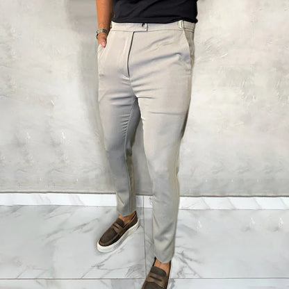 Men’s Slim Fit 4-Way Stretch Smart Trousers