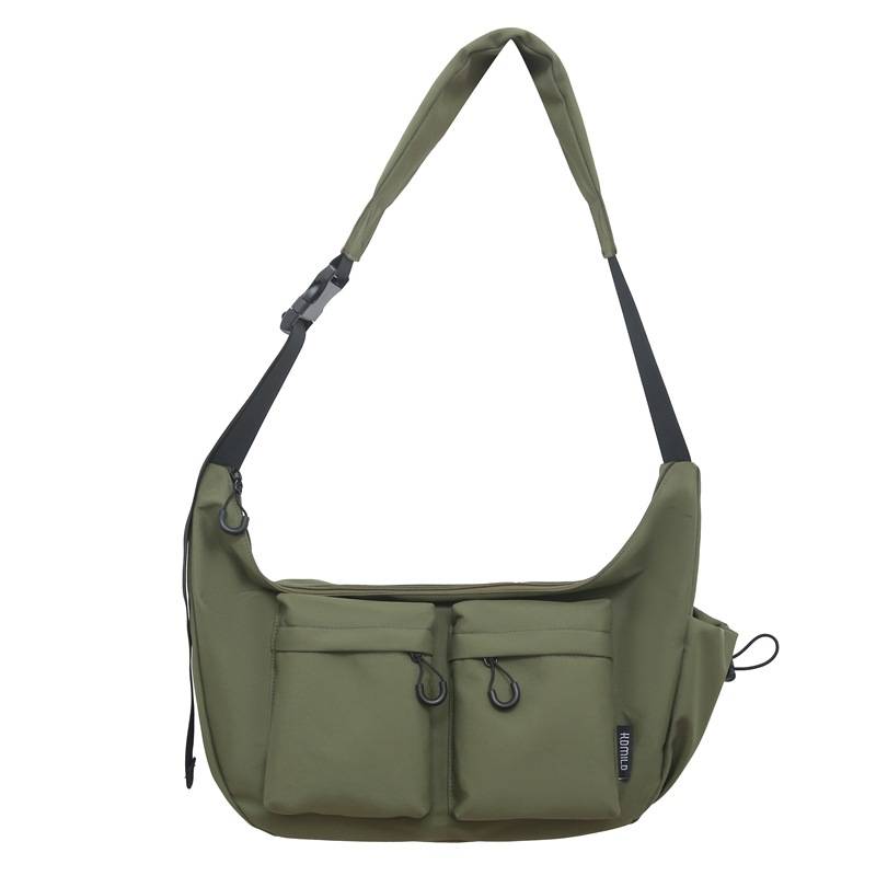 Women’s Large-Capacity Canvas Korean-Style Messenger Shoulder Bag
