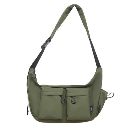 Women’s Large-Capacity Canvas Korean-Style Messenger Shoulder Bag