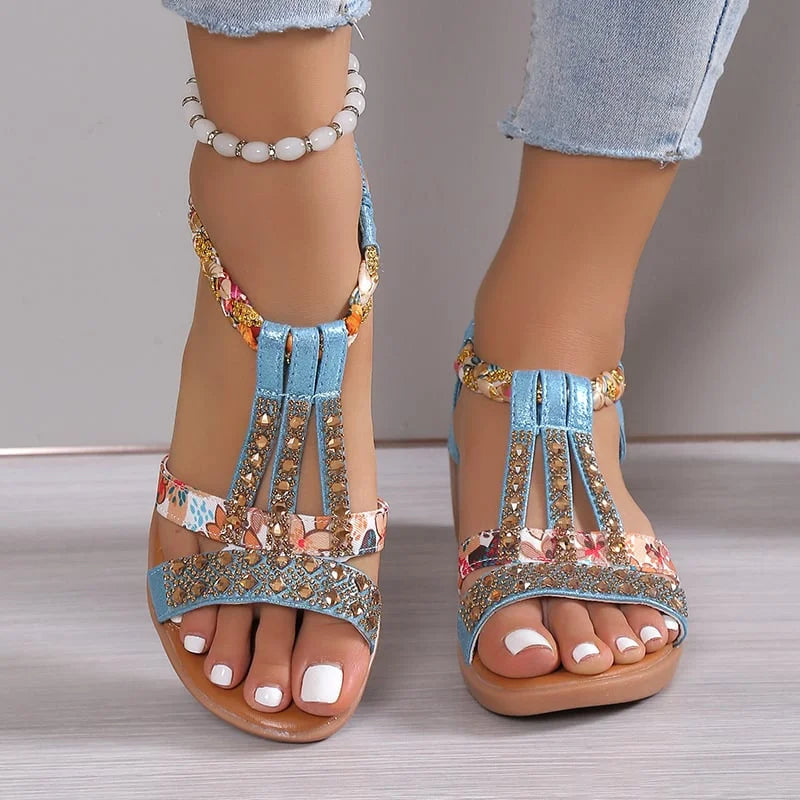 Women’s Rhinestone Open Toe Sandals