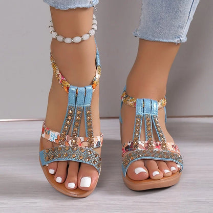 Women’s Rhinestone Open Toe Sandals