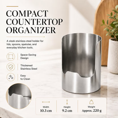 Stainless Steel Utensil and Pot Lid Organiser