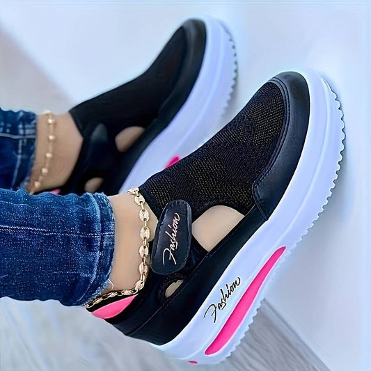 Women’s Breathable Knit Low-Top Comfort Trainers