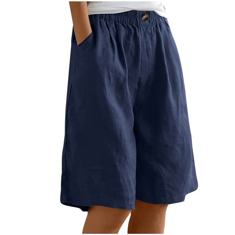 Women's Elastic Waist Comfort Shorts