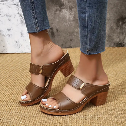 Chunky Heel Dress Sandals