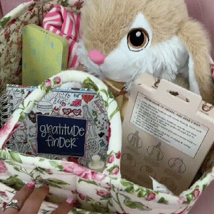 Boho Quilted Fabric Storage Basket Tote