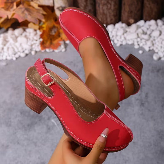 Women’s Slingback Block Heel Shoes