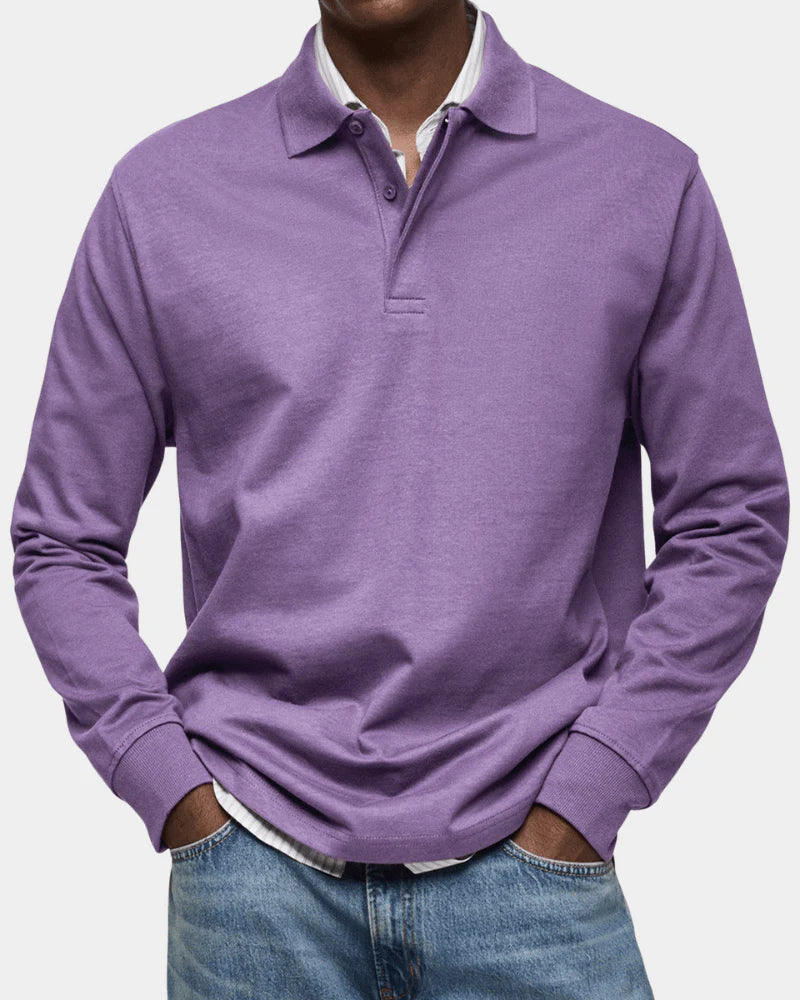 Men’s Long-Sleeve Polo Shirt