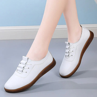 HIGH QUALITY COW LEATHER-LOOK WOMEN'S SHOES