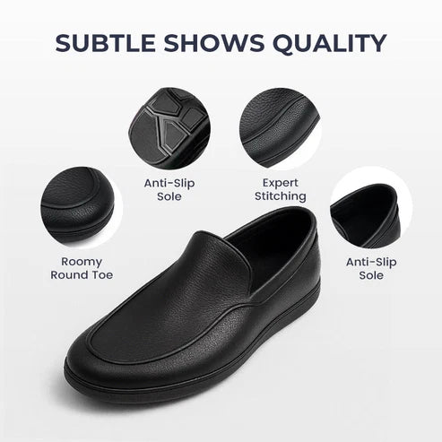 Men's Wide Fit Slip-On Loafers