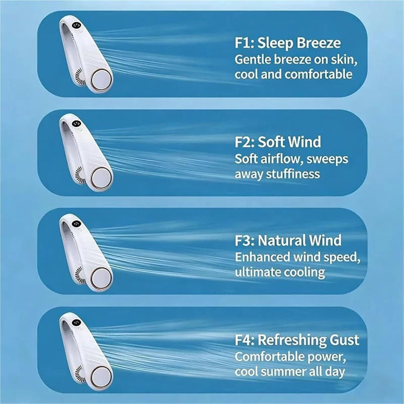 Bladeless Rechargeable Neck Fan
