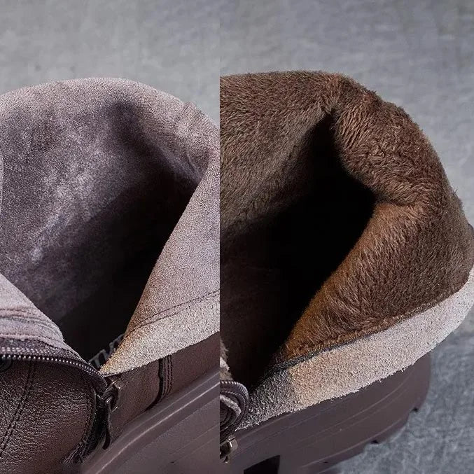 Women's Comfortable Leather-Look Boots