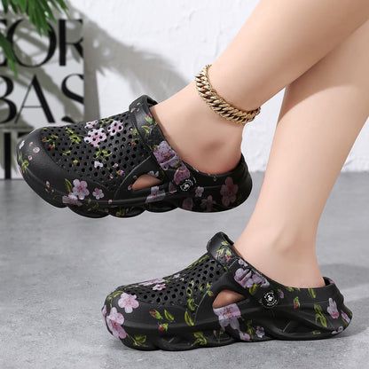 Women's Floral Ventilated Garden Clogs