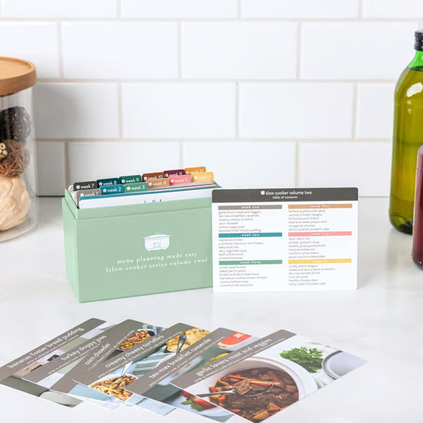 Meal Planning Kit with Photo Recipe Cards