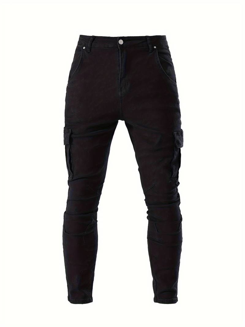 Men’s Slim Fit Workwear Cargo Jeans