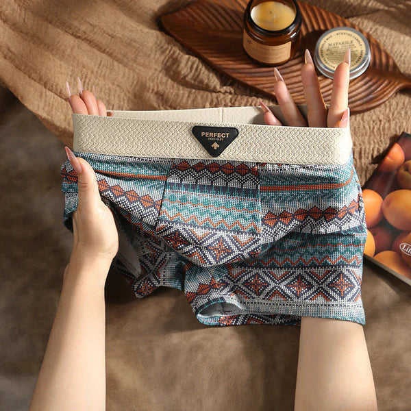 Men’s 3-Pack Retro Print Boxer Briefs
