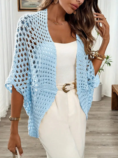 Women’s Batwing Lace Cardigan – Lightweight & Elegant