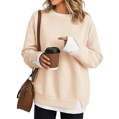 Women's Layered Look Relaxed Sweatshirt