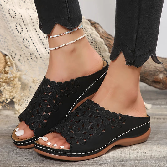Women’s Breathable Open Toe Arch Support Slippers
