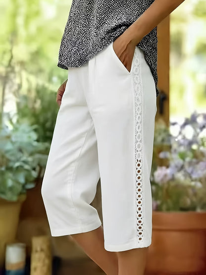 Women's Side-Lace Casual Trousers