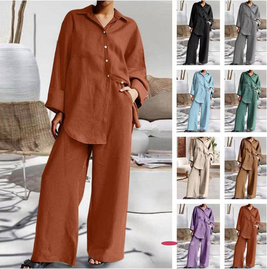 Relaxed Two-Piece Cotton Set