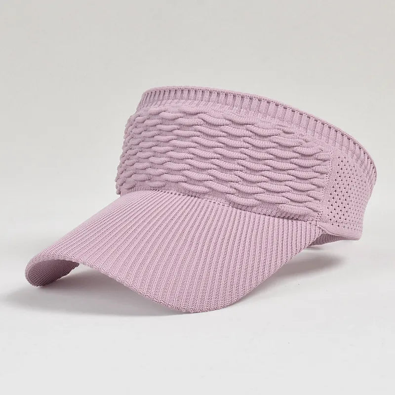 Women's Knitted Wide-Brim Sun Visor