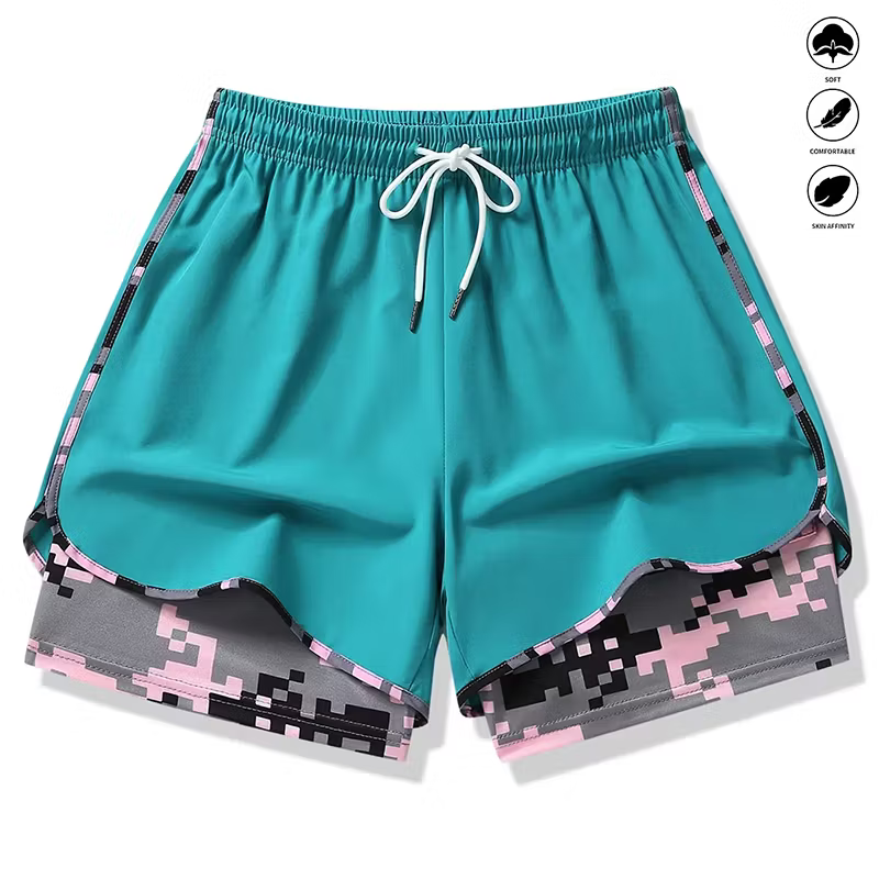 Women’s 2-in-1 Layered Athletic Shorts