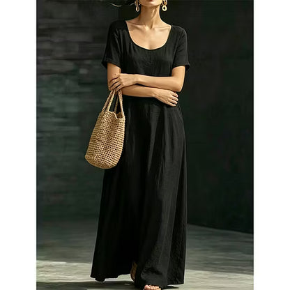 Women's Scoop Neck Maxi Dress