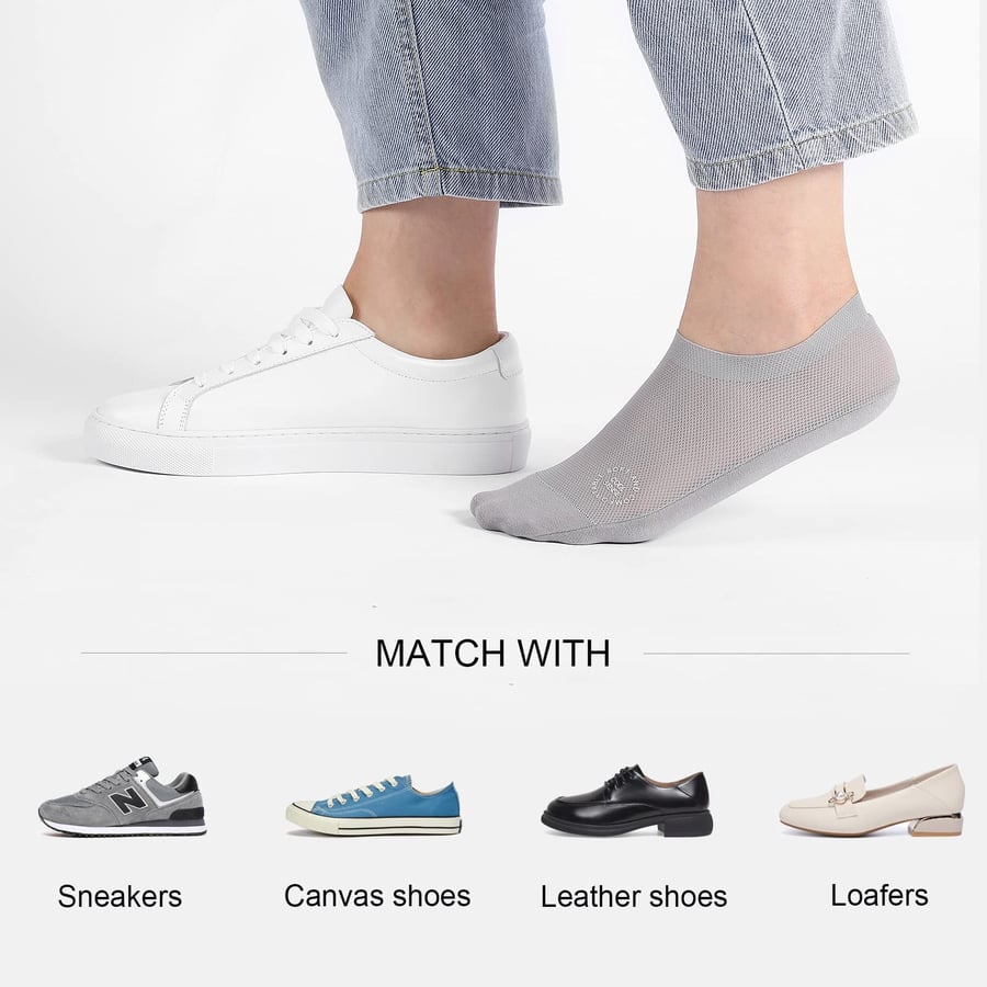 Ultra Thin Liner Non Slip No Show Socks