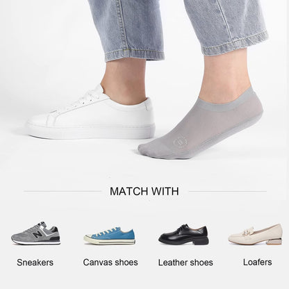 Ultra Thin Liner Non Slip No Show Socks