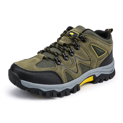 Men's Waterproof Breathable Lightweight Hiking Shoes – Arch Support & Wide Comfort