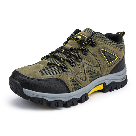 Men's Waterproof Breathable Lightweight Hiking Shoes – Arch Support & Wide Comfort